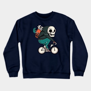 skull bike Crewneck Sweatshirt